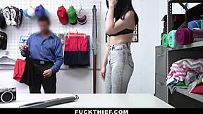 shoplifter teen can't talk her way out of officer's hard punishment