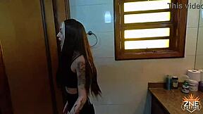 in zne casting ep04 janys hooks up with qrozne for intense blowjob cowgirl and doggystyle pounding