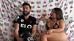 Karen Cox, fit Latina, teases in spicy casting interview?
