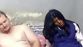 wanna see hot 18yo stepdaughter masturbate with stepdaddy then cum on her perky boobs?