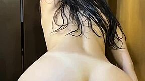 straight out of the shower all fresh and clean 🚿