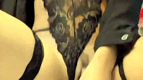 redhead puta orgasms 8x in lingerie orgy cumfest