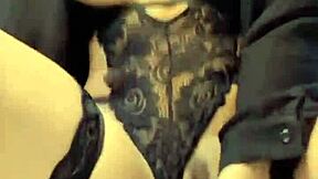 redhead puta orgasms 8x in lingerie orgy cumfest