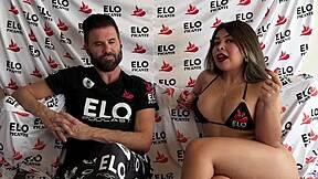 Karen Cox, fit Latina, teases in spicy casting interview?