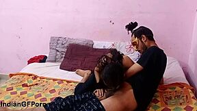 My skinny Indian teen's tender boyfriend fuck