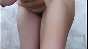 chubby desi beauty spills hot milk fingering in bathroom