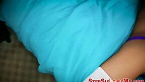 Stepsis kneels pov sucking cock handjob cum in mouth