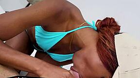 Ebony latina seduces stepdad vacations rough banging