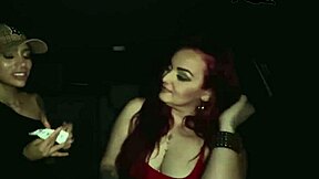 colombian milf plays street game bent over with black friend