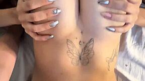 Goth College Girl's Perfect Huge Natural Tits Ass Exposed!