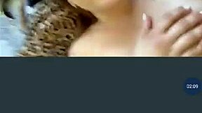 Big ass tits teen goes topless webcam tease