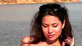 Zola's Beach Fun: Stripping Clothes Ripped Outdoor Tease