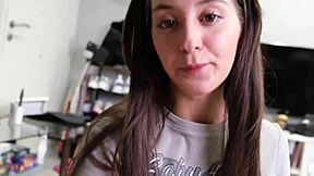stepsis catches me stroking her pic, blows load on her pretty face