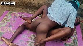 hey old guy fucks young stud's wet pussy outdoors!