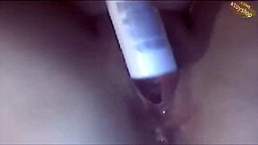 hot 4 fingers n bottle fuckin my tight teen hole deep