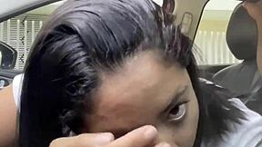 that's how we pay uber... boss babe deepthroats driver's big cock in car