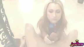 Kinky Ginger Lee bent over ball gag outdoor doggystyle quickie
