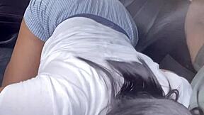 that's how we pay uber... boss babe deepthroats driver's big cock in car