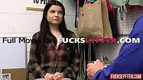 shy teen hides huge tits under clothes office deepthroat