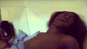 Bubble butt French black teen screams in brutal BBC interracial anal pain