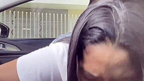 that's how we pay uber... boss babe deepthroats driver's big cock in car