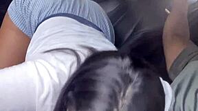 that's how we pay uber... boss babe deepthroats driver's big cock in car