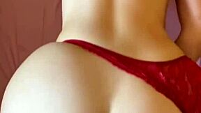 big ass college girl's red thong makes it pop? 🍑🔥