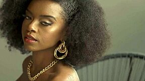 Skinny Big Titted Ebony Teen Drops Slutty Dress Naked!