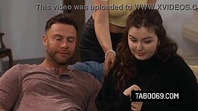 stepfamily foursome erupts leana lovings bunny madison bent over doggystyle big tits riding