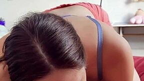 Half-sister tries tutorial male ejaculation on me full video