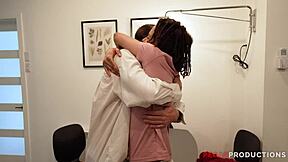 wanna see cherry glazed choke on bbc in rough interracial pounding?