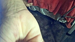 little brazilian slut orgasms as leo ogro rams dildo up her ass