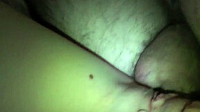 Young couple's raw deep spooning, tittyfuck and her riding on top