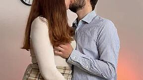 i crave my boss's hands on my curvy secretary tights