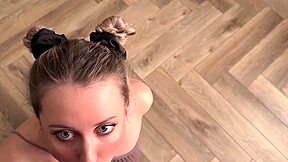 Slutty stepsister grabs my cock instead of reforming her tight pussy