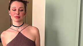 Slutty stepsister grabs my cock instead of reforming her tight pussy