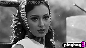 Petite Asian Milf Alexandra Young Rips Clothes Off Passionately Posing Naked Booty