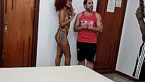 Nayrob's Virgin Anal Deflowering Backstage with Jr Doidera's Rough Thrusts