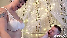 british milf layla bird 😍 slurps chris cobalt's huge dick 👅💦