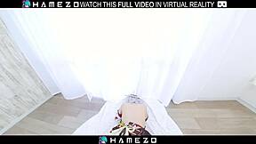 ayu takara moans loud riding cock in steamy japanese vr sex session