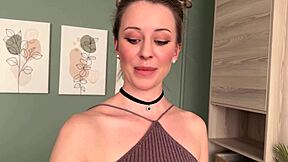 Slutty stepsister grabs my cock instead of reforming her tight pussy