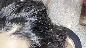 Brazilian brunette calls me aunt but sucks my cock deep homemade