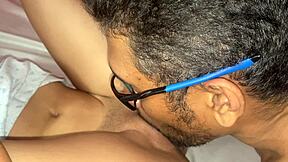 colombian babysitter shares room with sugar daddy for rough wet pussy licking and real amateur sex