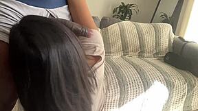 brunette latina sucks bbc deep for first time with her man nysdel