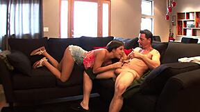 does this 18yo babysitter swallow stepdads cum after he fucks her natalie monroe