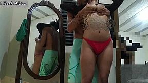 young sub brazilian slut punished on huge cock tits