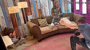 Dreadlocks Inked Goth Teases Lingerie Big Dildo Anal Play Solo BTS!