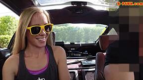 blonde bimbo gets banged hard by pawn shop dude pov