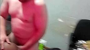 Hot Petite Black Teen Sucks Grandpa's Thick Cock Doggystyle Pounding