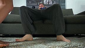 Slut Begs to Suck Cock During My Game!